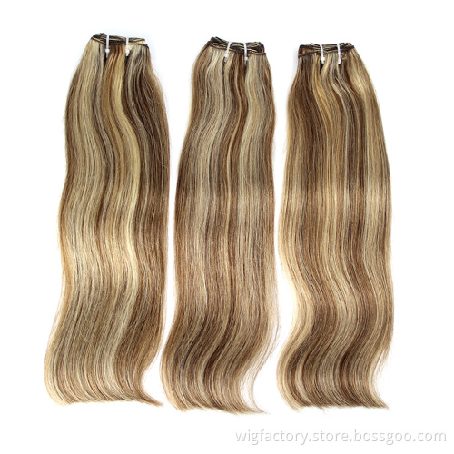 More Popular Natural wholesale piano hair extensions, 100% remy P6/613 piano color hair, omber blonde piano hair color